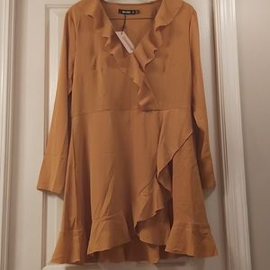 Missguided Yellow minidress